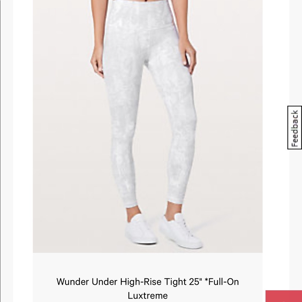 LuLulemon Wunder Under Full Luxtreme 25”